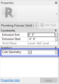 Cuts Geometry Check Box